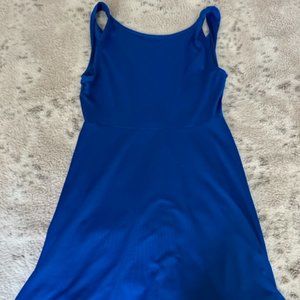 Divided Blue Cocktail Dress